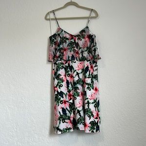 Tropical/Floral Resort Dress